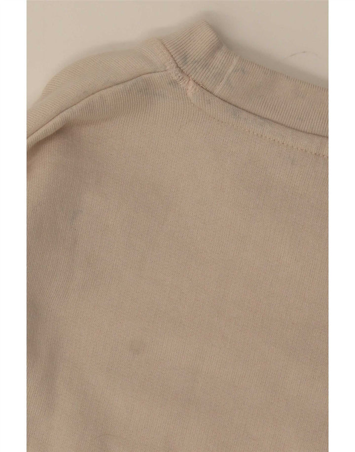 Levi's Womens Oversized Sweatshirt Jumper UK 10 Small Beige Cotton