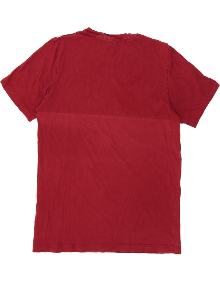 ADIDAS Mens T-Shirt Top Medium Maroon Cotton Vintage Adidas and Second-Hand Adidas from Messina Hembry 