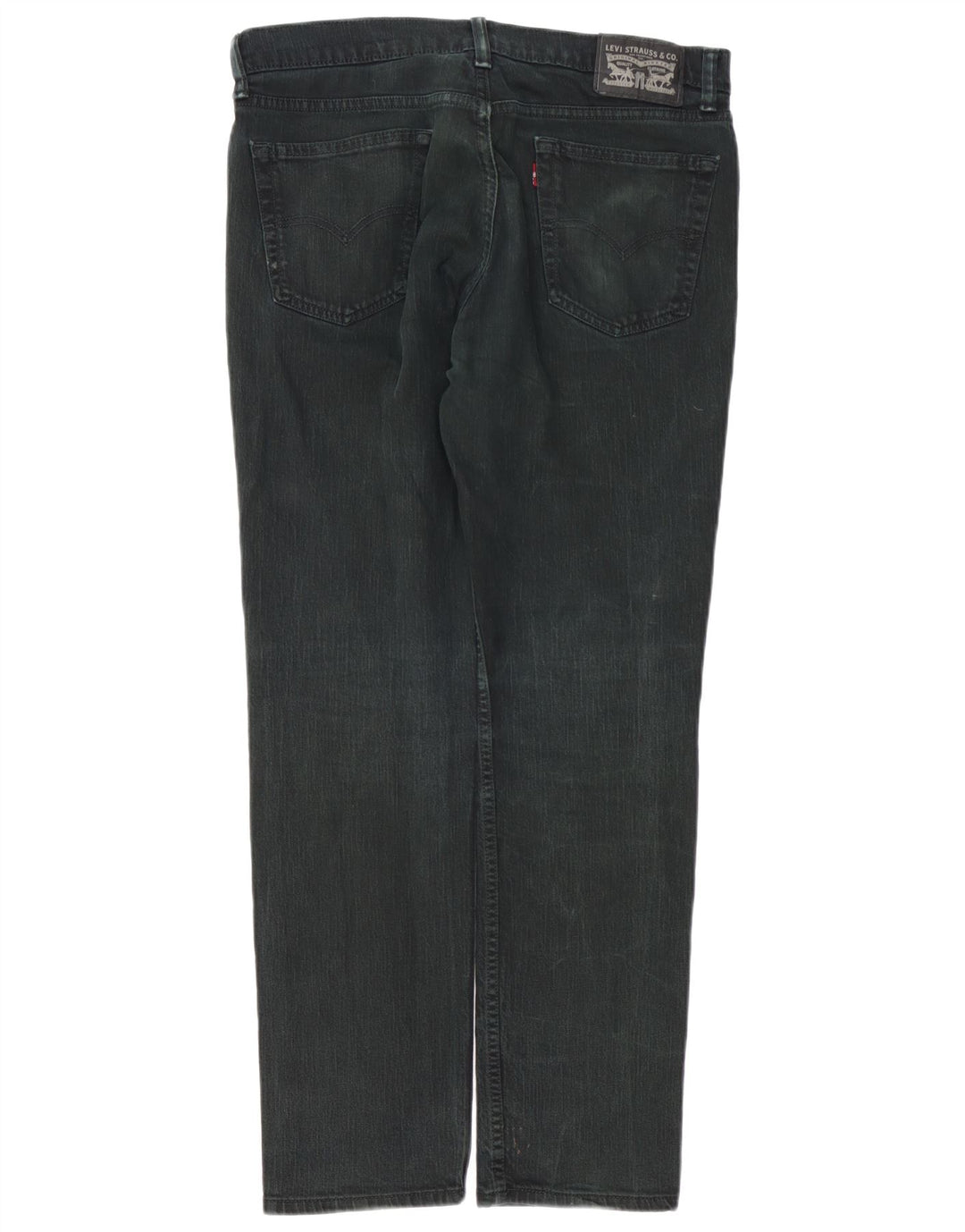 LEVI'S Mens Slim Jeans W34 L32 Black Cotton