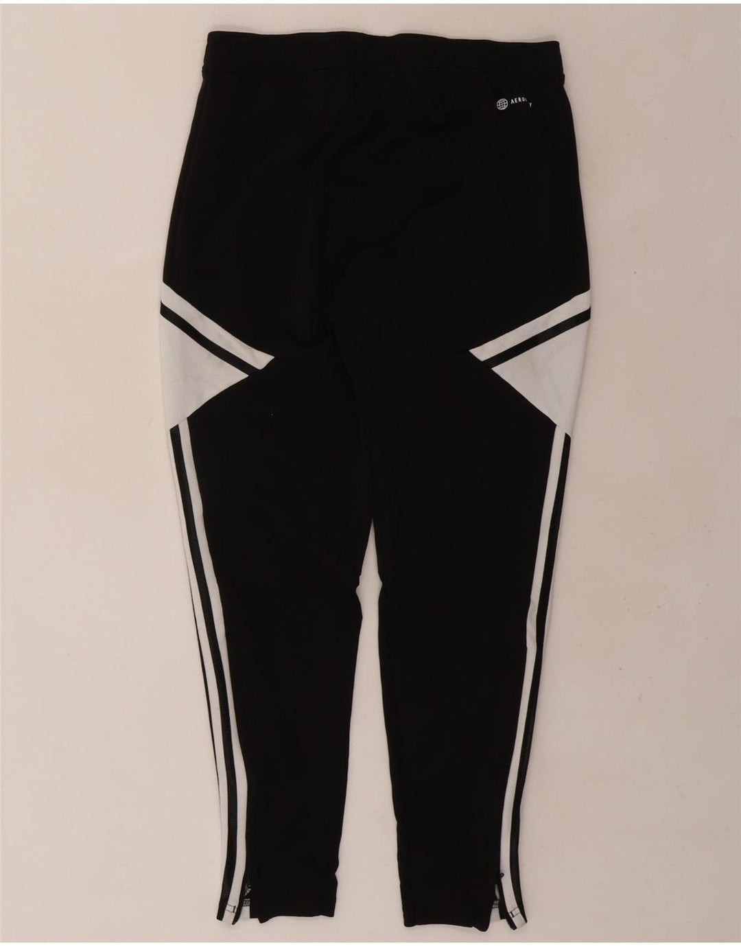 Adidas Mens Aeroready Tracksuit Trousers Medium Black Colourblock Polyester