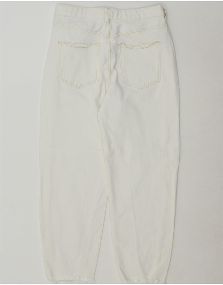 TED BAKER Womens Tapered Jeans W30 L27 White Cotton Vintage Ted Baker and Second-Hand Ted Baker from Messina Hembry 