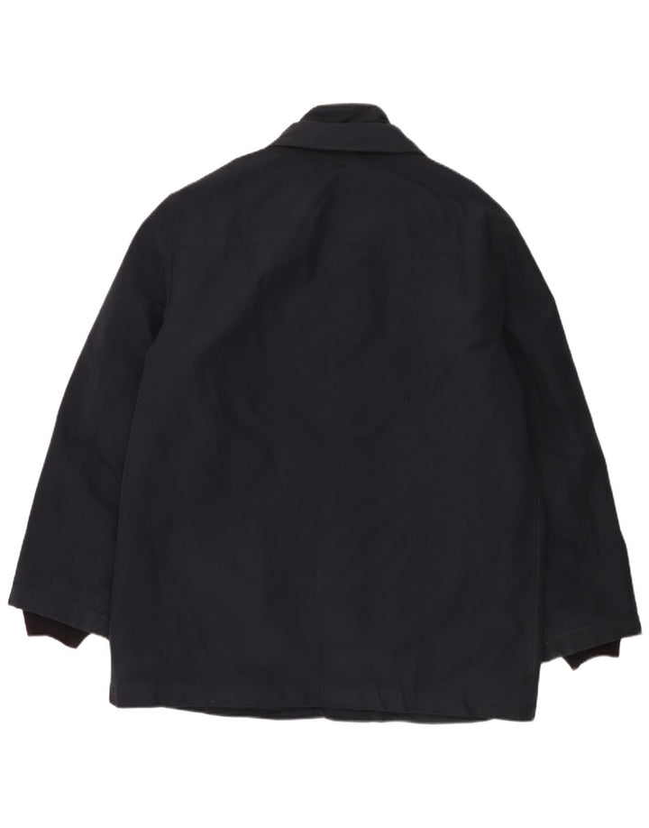 Cappotto giacca a vento da uomo Fay UK 42 XL poliestere blu navy