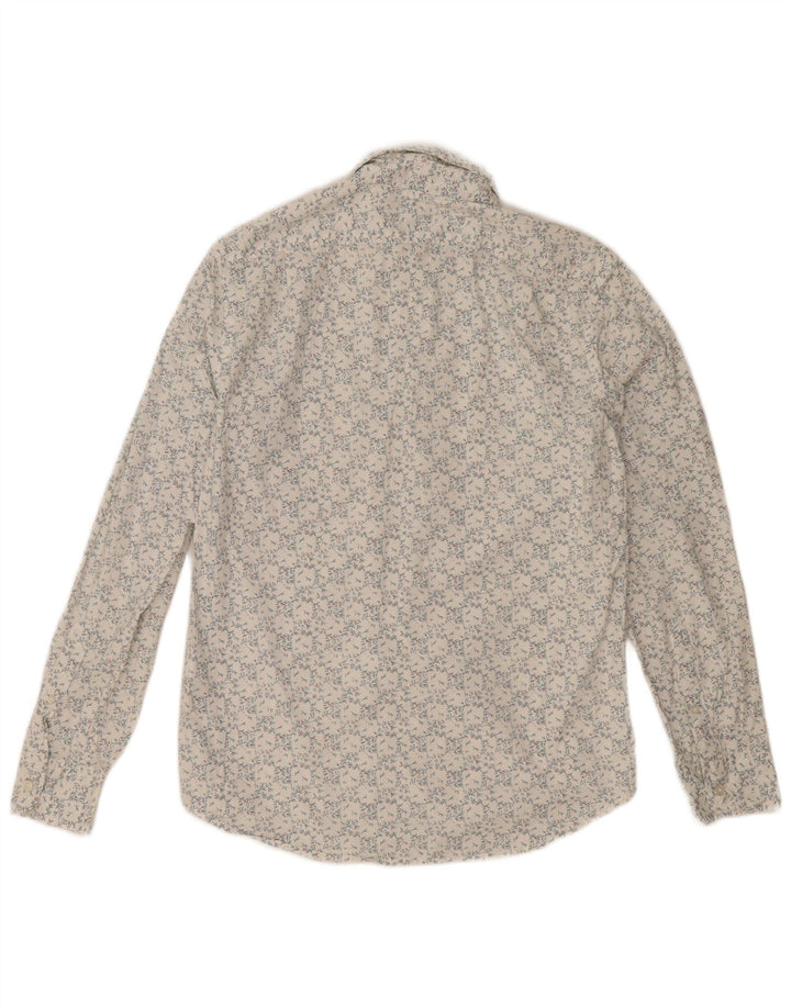 J. Crew Slim-Hemd für Herren aus mittelweißer, geblümter Baumwolle