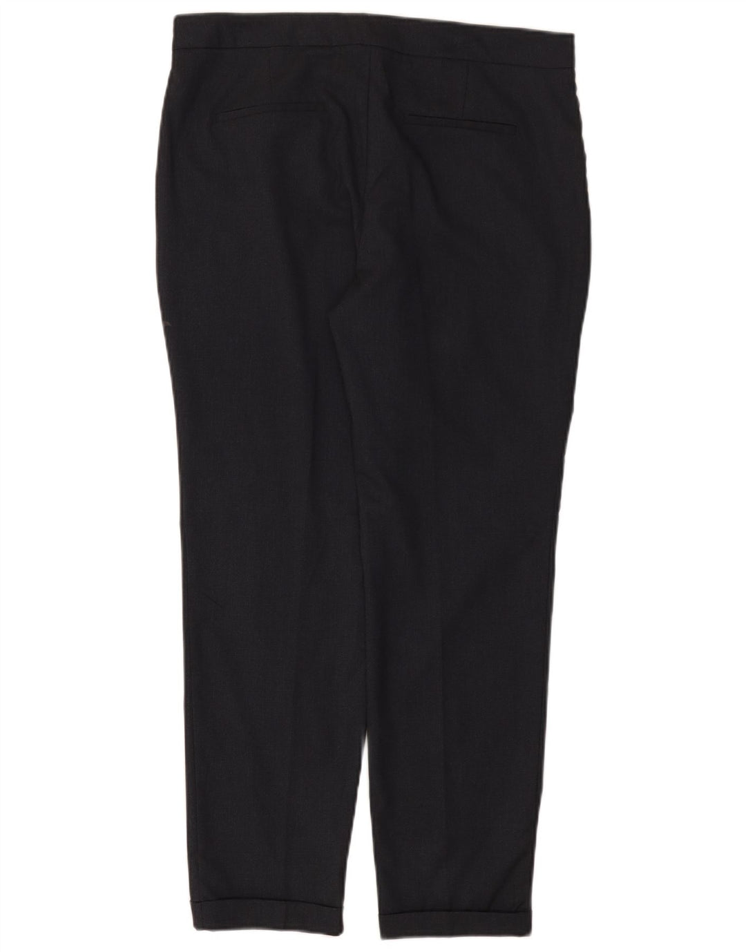 Zara Womens Slim Chino Trousers EU 40 Medium W30 L27 Navy Blue Polyester