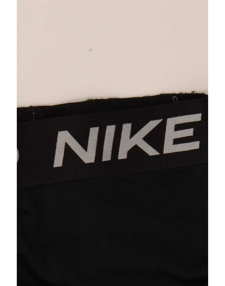 Nike Girls Graphic Leggings 13-14 Years Black Polyester
