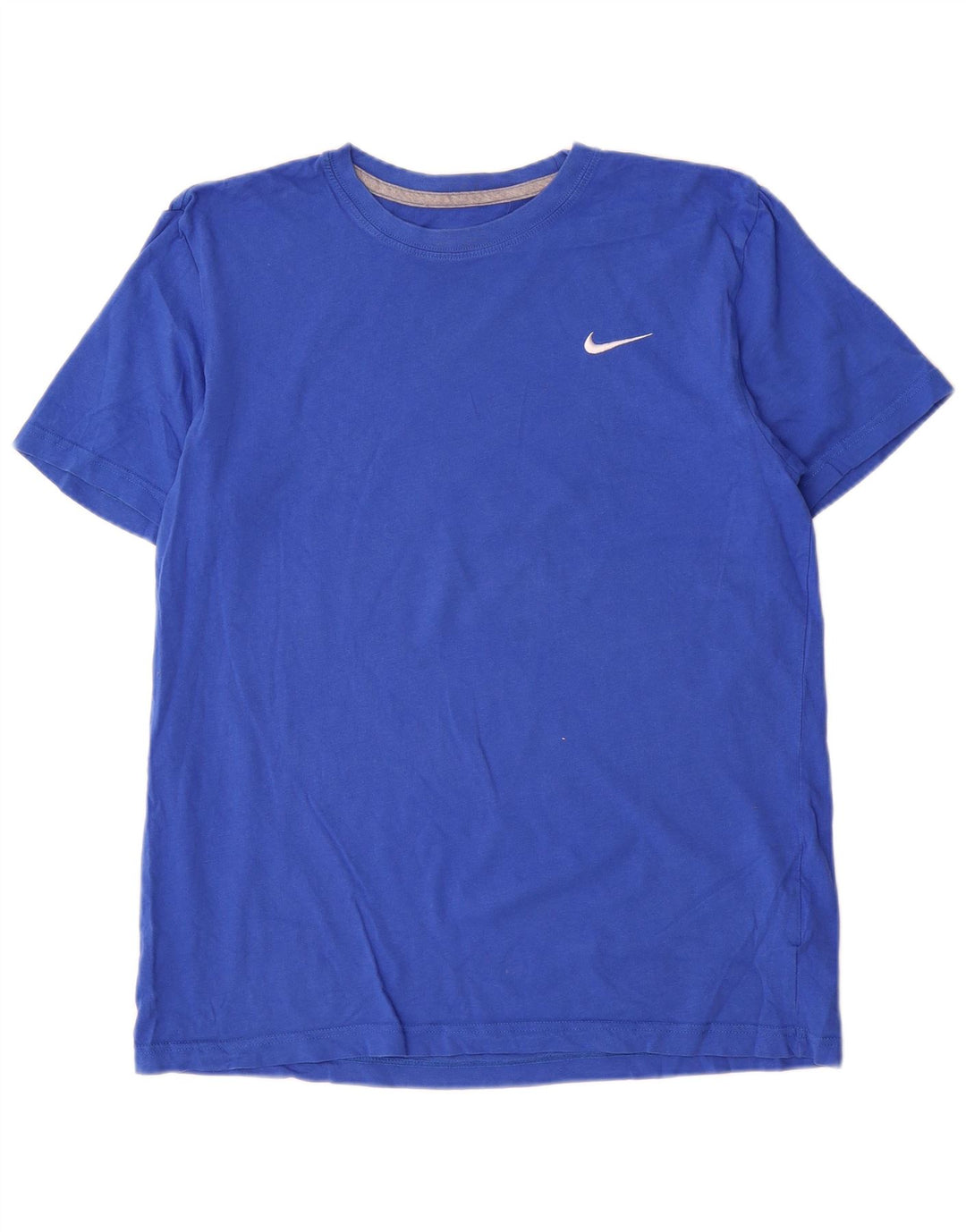 Nike Mens Regular Fit T-Shirt Top Large Blue Cotton