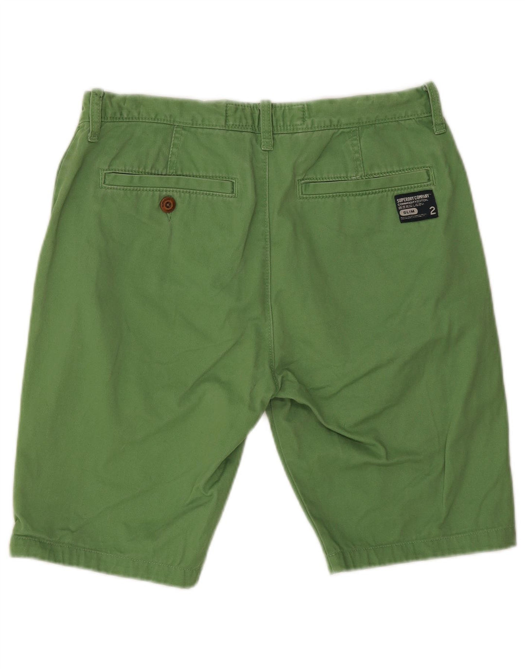 Superdry Chino Shorts til mænd Medium W30 Grøn bomuld