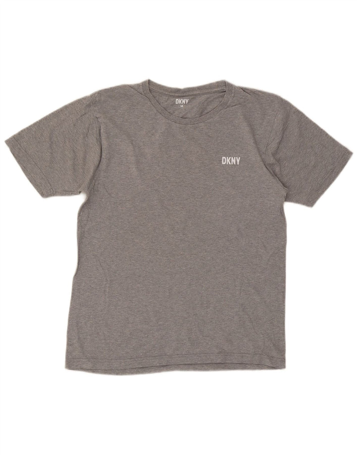 Dkny Herre T-Shirt Top Medium Grå Bomuld