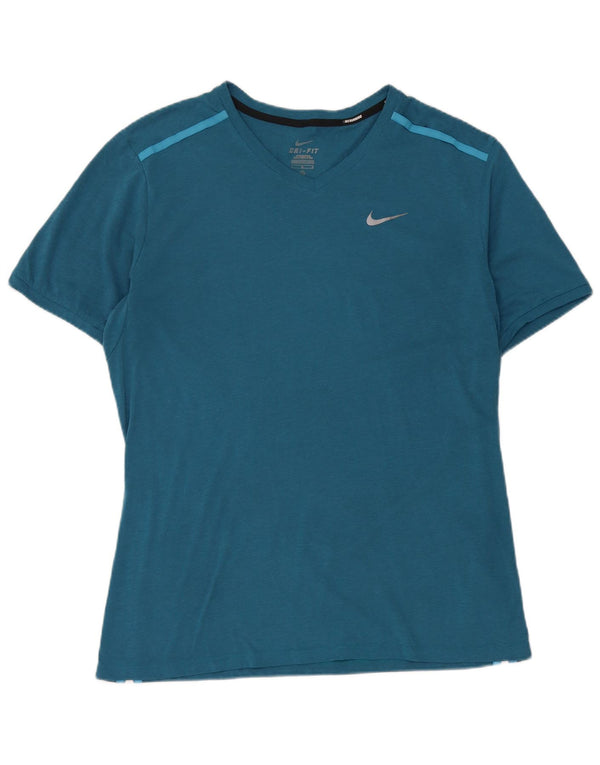 Ανδρικό μπλουζάκι Nike Dri Fit Top Large Blue Polyester