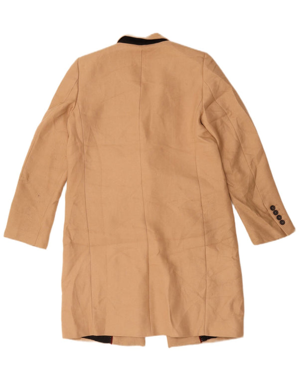 Zara Womens Oversized Blazer Jacket UK 10 Small Beige