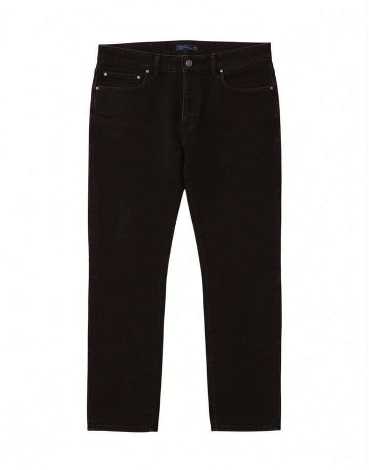 TRUSSARDI Womens Slim Jeans W33 L27 Black Cotton Vintage Trussardi and Second-Hand Trussardi from Messina Hembry 