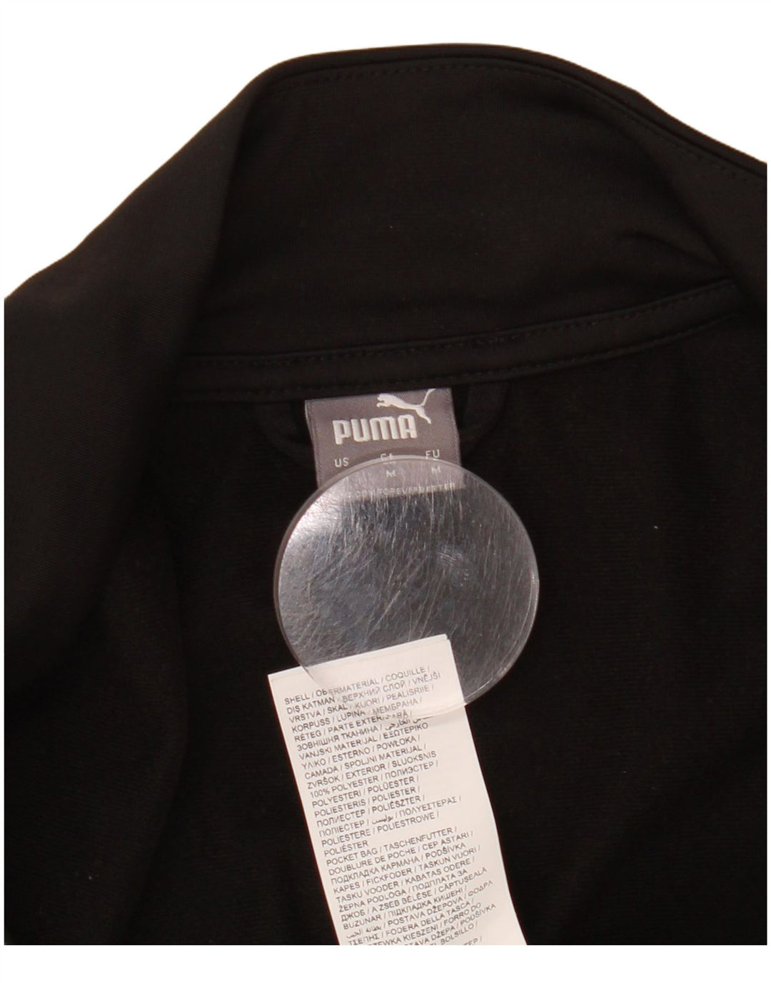 PUMA Chaqueta de chándal para mujer UK 40 Mediana Negro Colorblock Poliéster