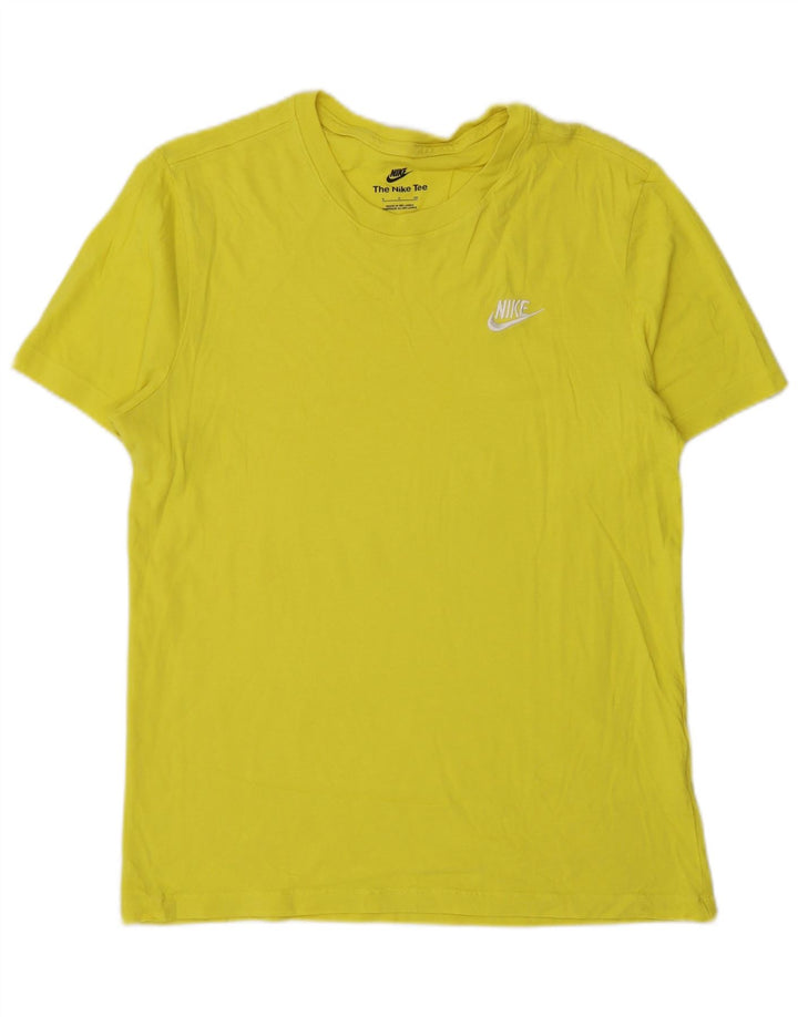 Nike Mens T-Shirt Top Small Yellow