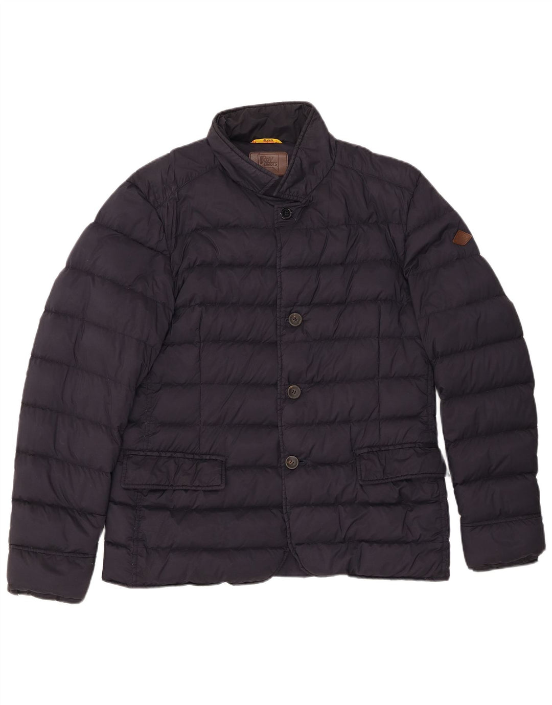 Roy Rogers Mens Padded Jacket IT 52 XL Navy Blue Nylon