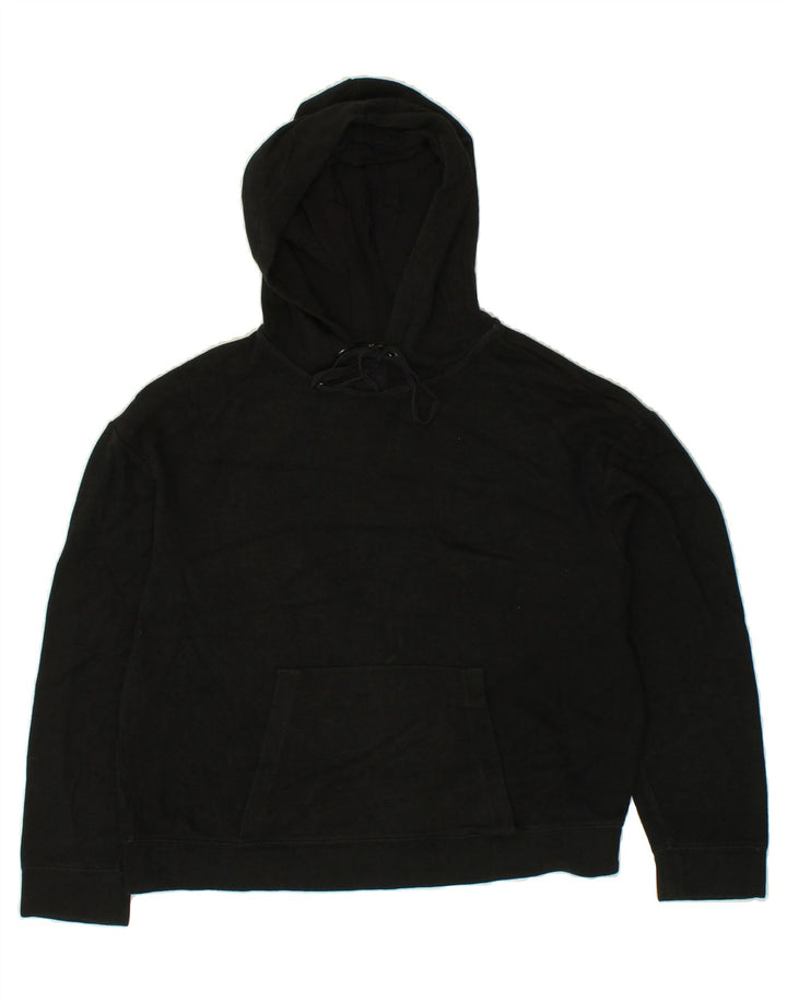 MASSIMO DUTTI Womens Hoodie Jumper EU 36 Small Black Viscose Vintage Massimo Dutti and Second-Hand Massimo Dutti from Messina Hembry 
