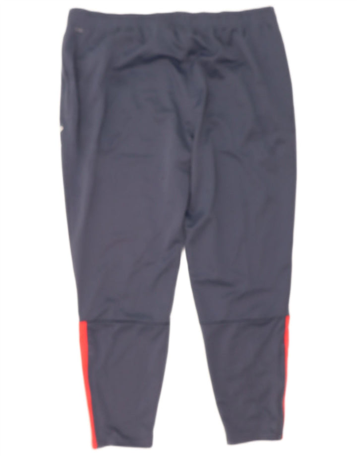 PUMA Mens Tracksuit Trousers Joggers 2XL Blue Colourblock Polyester