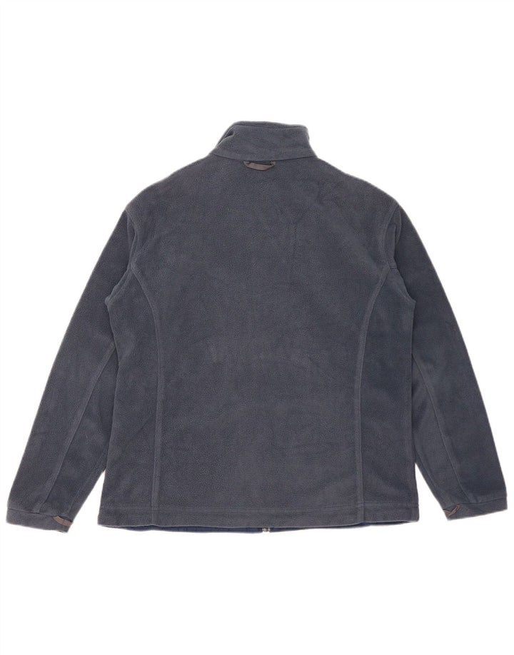 Columbia Womens Liner Fleece Jacket UK 16 Large Navy Blue Polyester