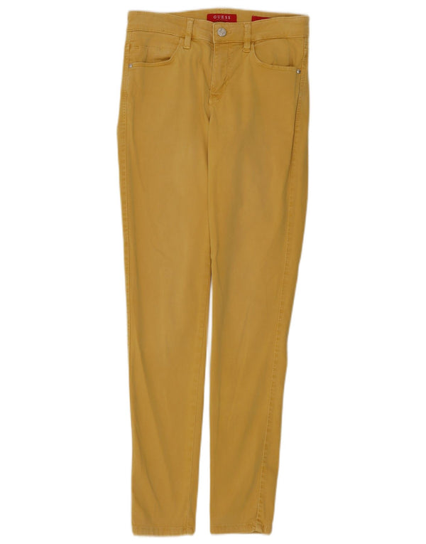 Guess Jean Skinny Femme W26 L30 Jaune Coton