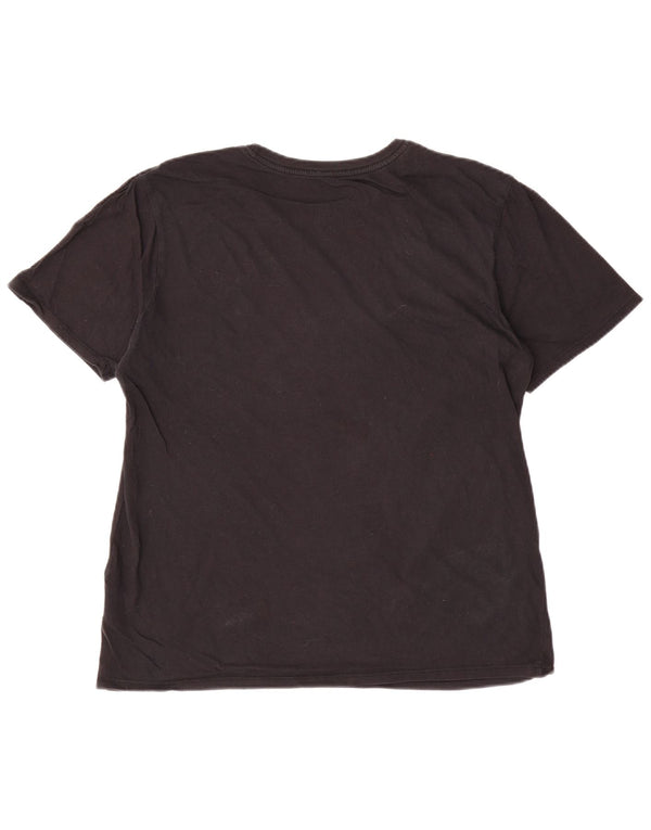 Nike Mens Athletic Cut Graphic T-Shirt Top Medium Black Cotton