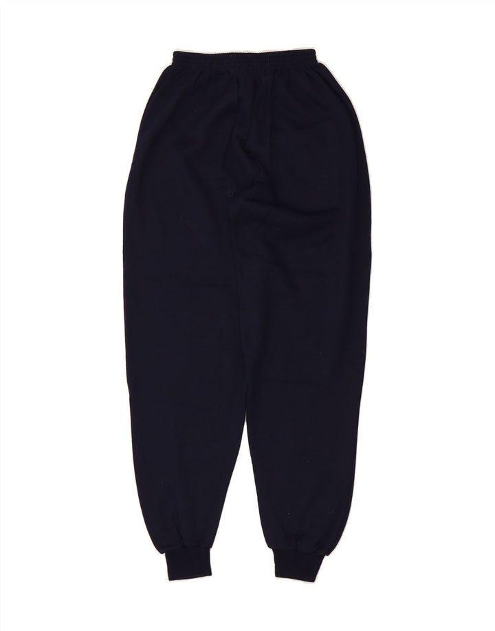 VINTAGE Mens Tracksuit Trousers Joggers Small Navy Blue Vintage Vintage and Second-Hand Vintage from Messina Hembry 