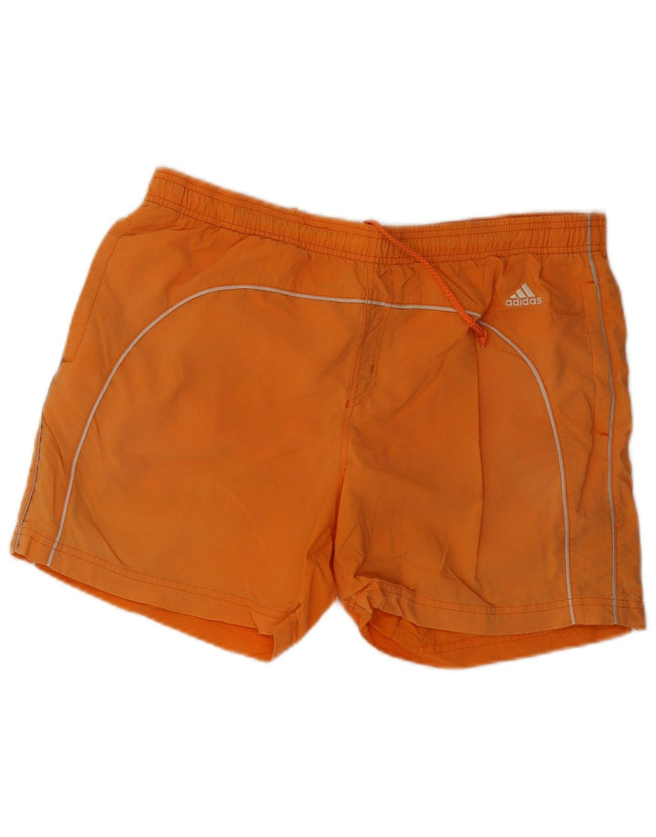 Adidas Mens Swimming Shorts Large  Orange Nylon
