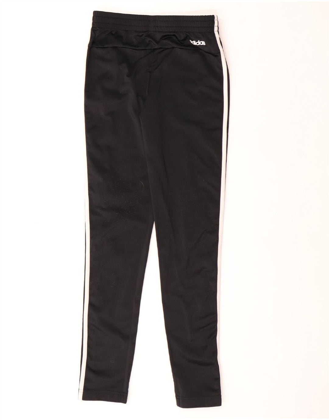 ADIDAS Boys Tracksuit Trousers 14-15 Years  Black Polyester