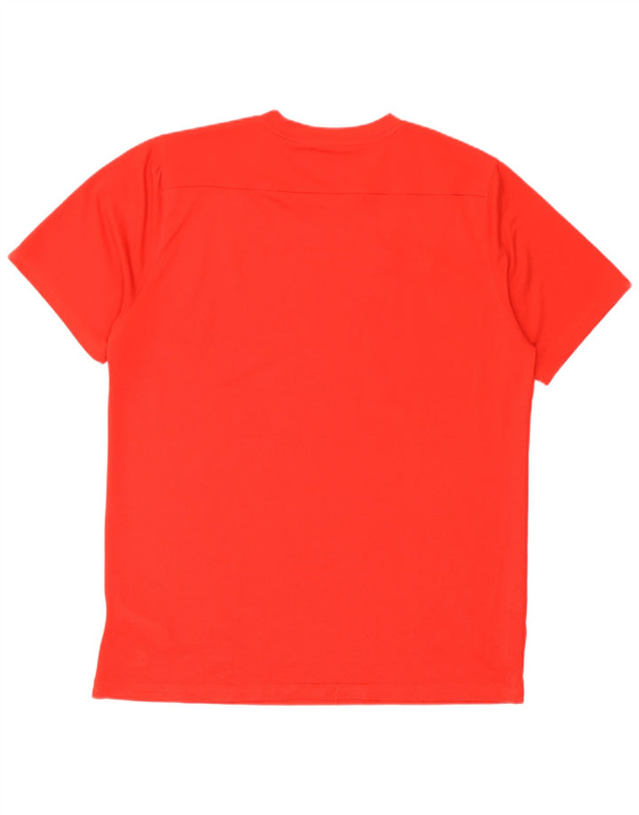Nike Mens Dri Fit T-Shirt Top XL Red Polyester