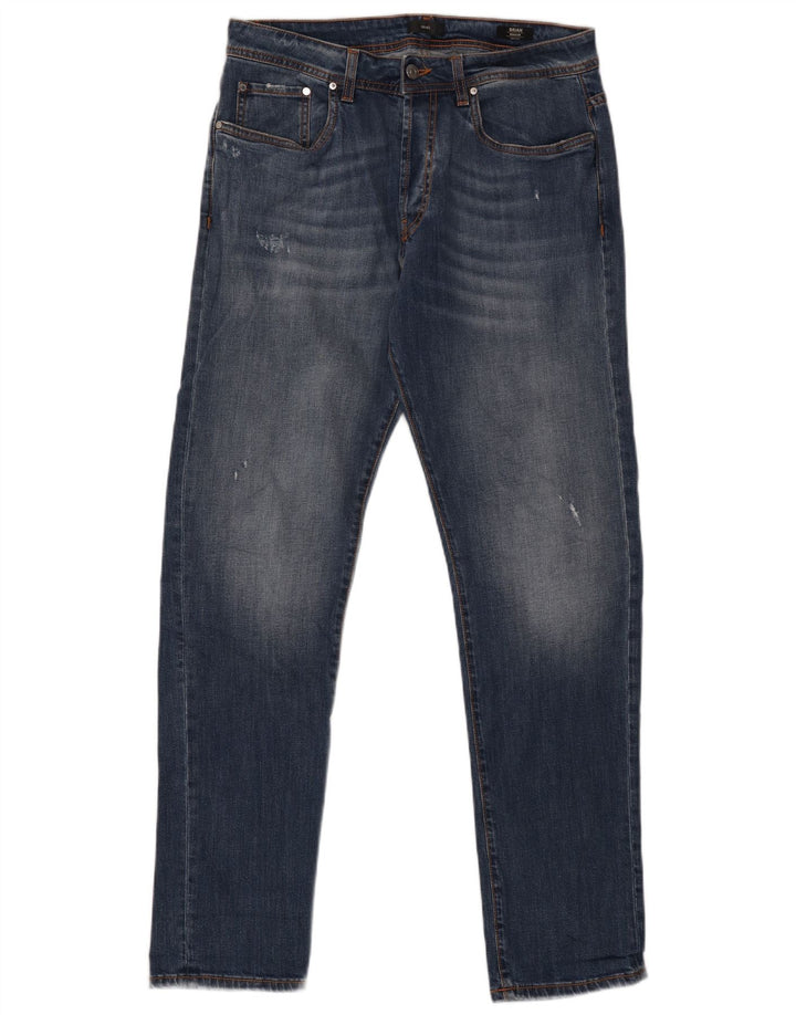 Jeans dritti regolari da uomo Liu Jo W33 L33 Blu Navy