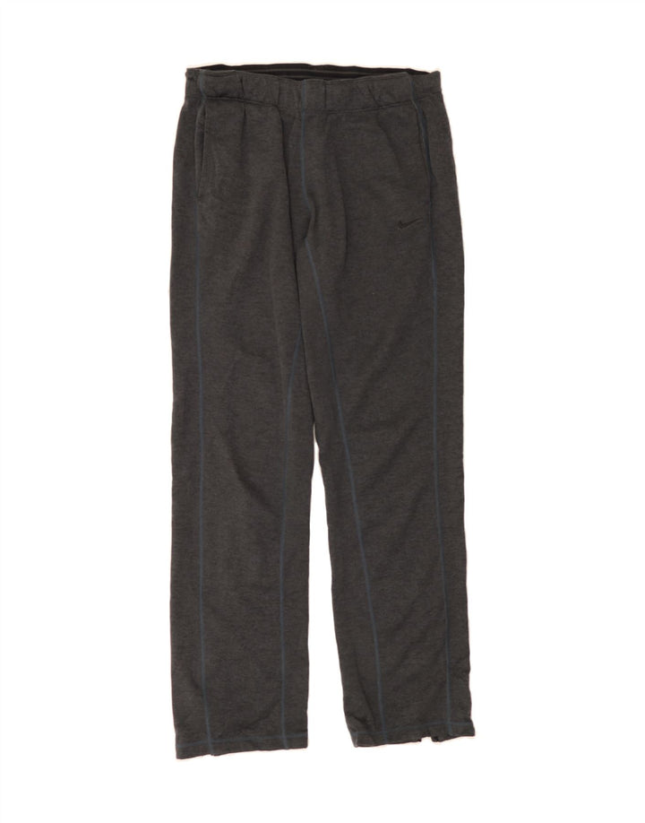 NIKE Womens Therma-Fit Tracksuit Trousers UK 14 Medium  Grey Polyester Vintage Nike and Second-Hand Nike from Messina Hembry 