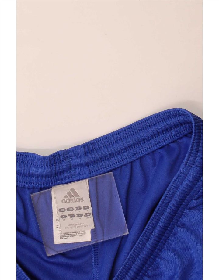 Adidas Mens Climalite Sport Shorts Medium Blue Polyester