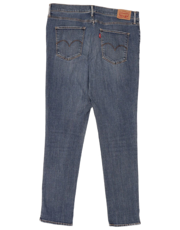 Levi's Womens 311 Shaping Skinny Jeans W32 L30 Blue Cotton
