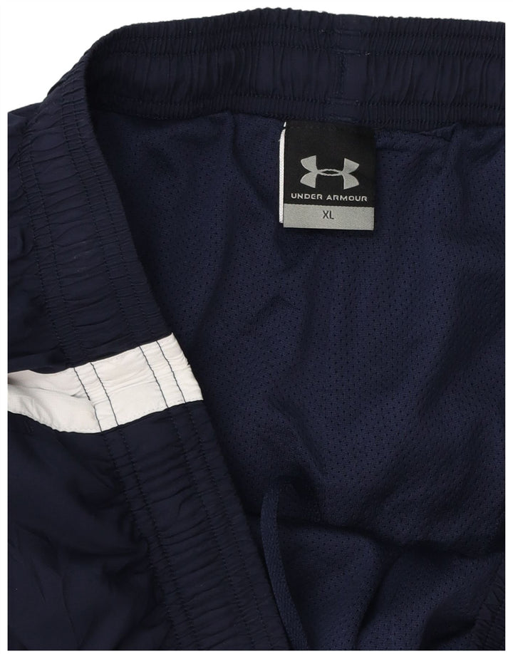 Under Armour Herre træningsdragt Bukser XL Navy Blue Colourblock Polyester