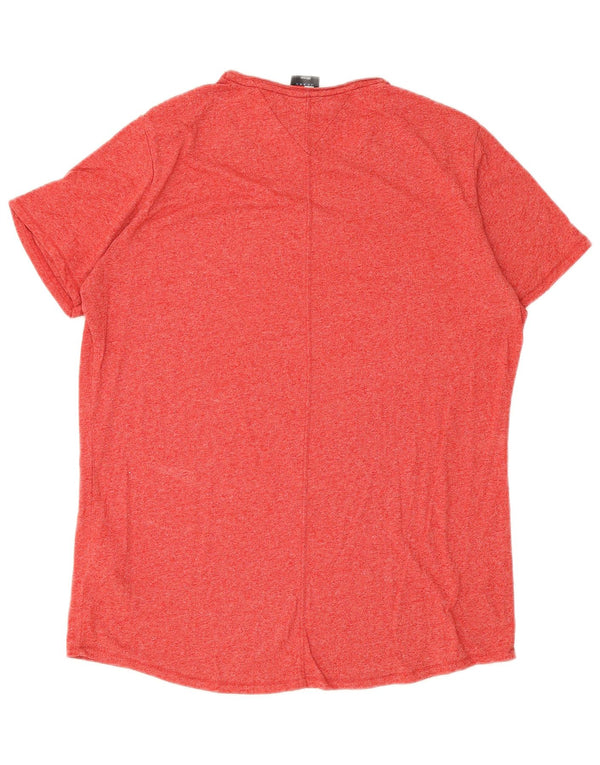 T-shirt męski Tommy Hilfiger Top 2XL, bawełniany w czerwone plamki