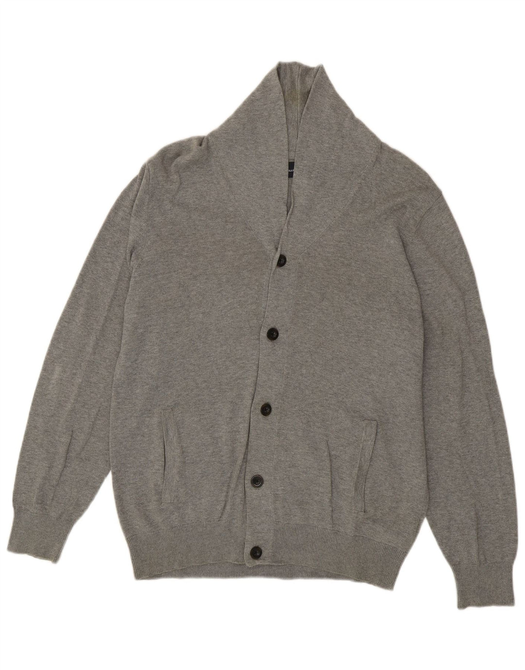 Maglione cardigan da uomo Marks & Spencer grande cotone grigio