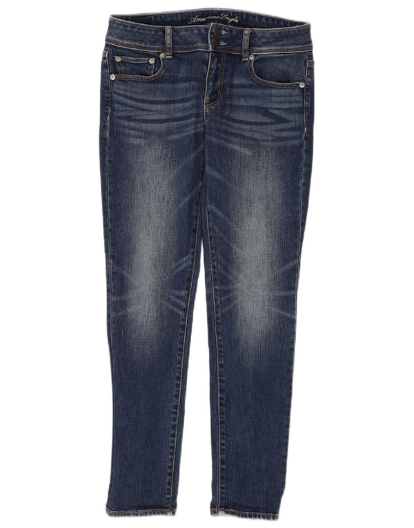 American Eagle Γυναικεία Skinny Jeans US 6 Medium W30 L29 Navy Blue Cotton