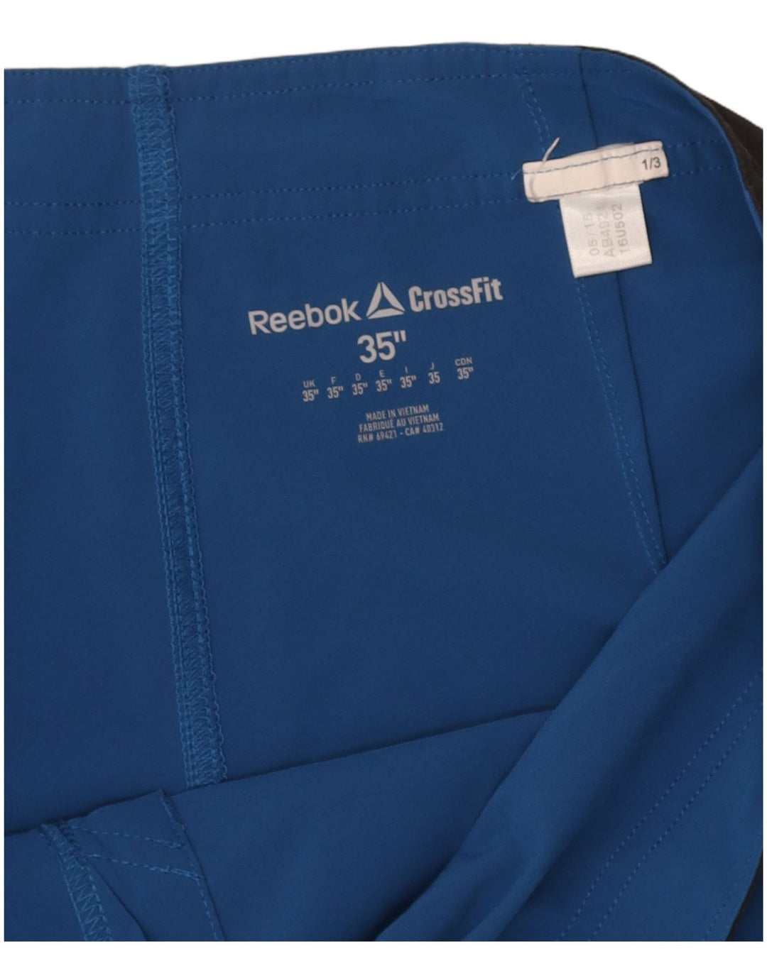 REEBOK Mens Graphic Swimming Shorts Large  Blue