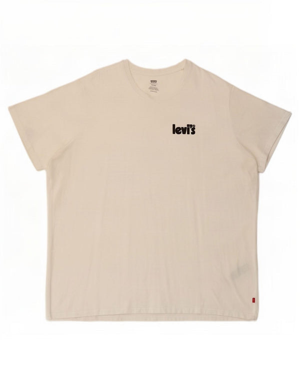 Levi's T-Shirt Coupe Relax Homme 2XL Blanc Coton