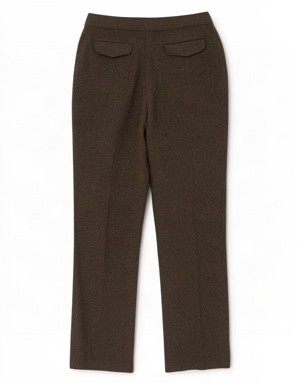 Pantaloni chino dritti da donna Marks & Spencer UK 14 Large W30 L30 Verde