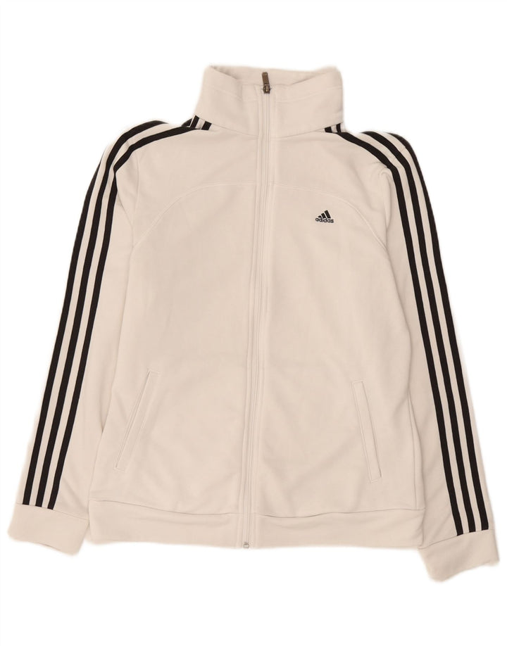 Adidas Dame Climalite Træningsdragt Topjakke UK 12/14 Medium White