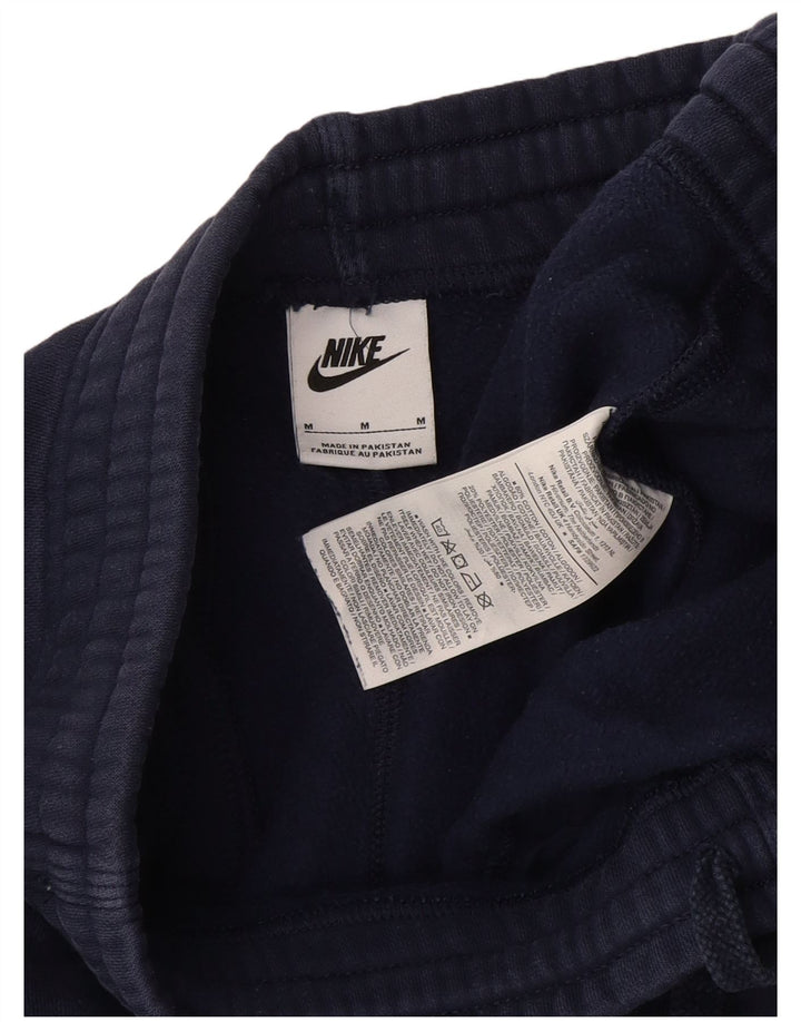 Nike Mens Tracksuit Trousers Joggers Medium Navy Blue Cotton
