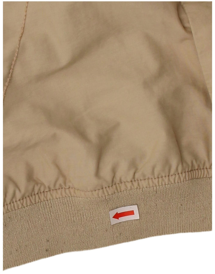 TOMMY HILFIGER Mens Bomber Jacket UK 40 Large Beige Cotton