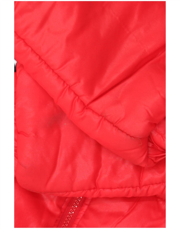 Stratos Womens Padded Jacket IT 44 Medium Red Colourblock Polyamide