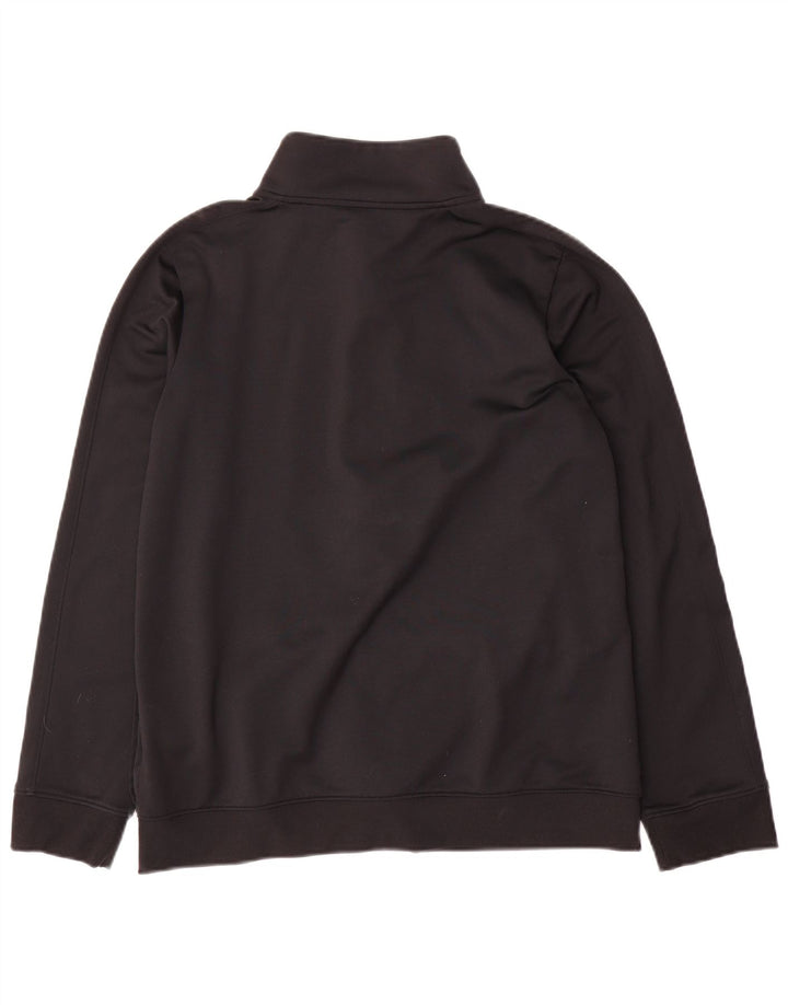 Under Armour Boys Tracksuit Top Jacket 13-14 Years XL Black Polyester
