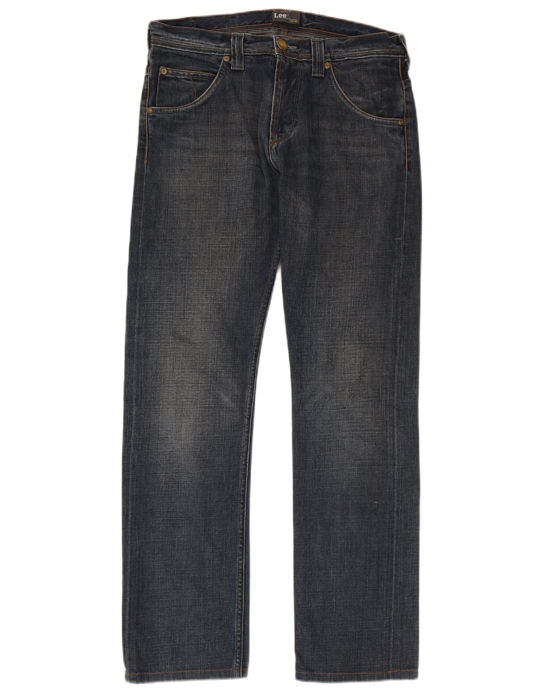 Lee Mens Zed Straight Jeans W31 L34 Blue Cotton