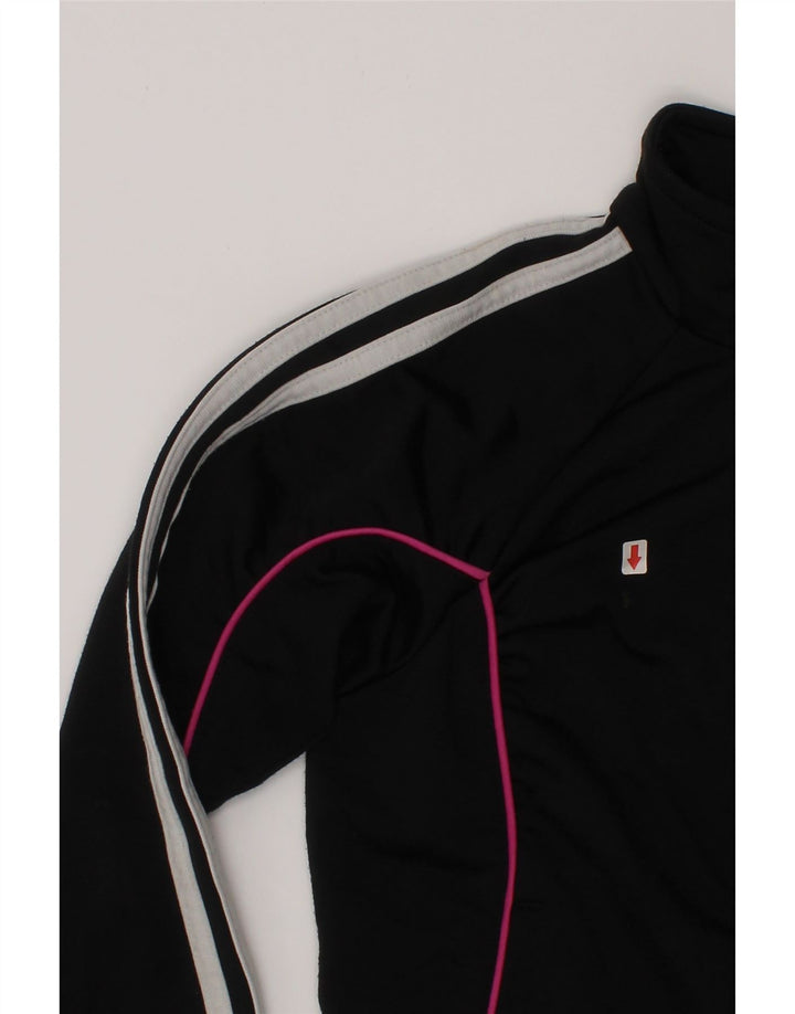 Adidas Pige Træningsdragt Topjakke 5-6 År Sort Polyester
