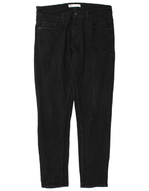 Мужские джинсы Zara Slim EU 44, большие W34 L31, черные