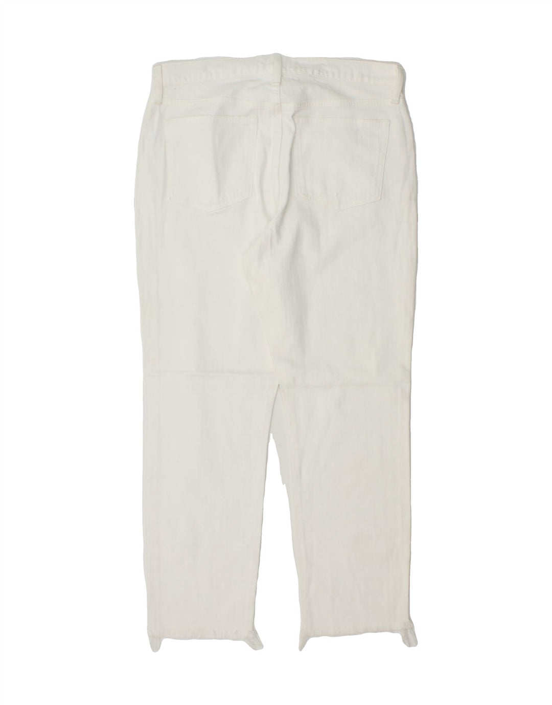 J. CREW Womens Straight Jeans W29 L28 White Cotton Vintage J. Crew and Second-Hand J. Crew from Messina Hembry 
