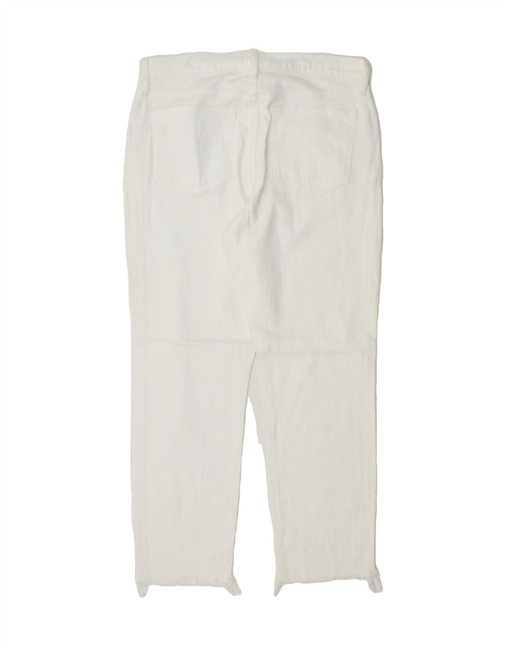 J. CREW Womens Straight Jeans W29 L28 White Cotton Vintage J. Crew and Second-Hand J. Crew from Messina Hembry 
