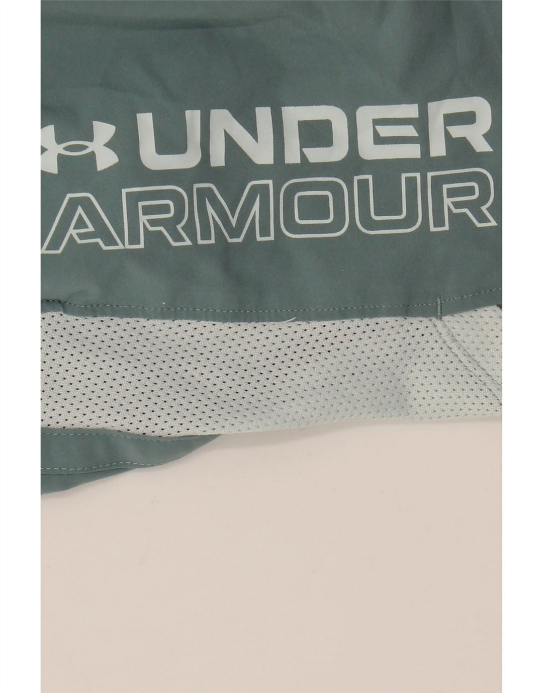 Under Armour Mens Graphic Sport Shorts Medium Green Colourblock