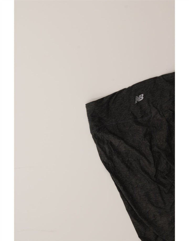 NEW BALANCE Womens Capri Leggings UK 10 Small  Grey Polyester Vintage New Balance and Second-Hand New Balance from Messina Hembry 